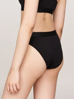 Figi|Bielizna*Tommy Hilfiger Figi Z Dopasowanym Kolorystycznie Logo BLACK