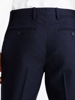 Spodnie*Tommy Hilfiger Flanelowe Spodnie Lardini BLUE