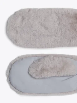 Rękawiczki|Czapki I Szaliki*Tommy Hilfiger Futerkowe Rękawiczki Z Jednym Palcem SILVER GREY