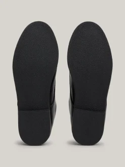 Obuwie I Akcesoria*Tommy Hilfiger Gładkie Sznurowane Buty BLACK
