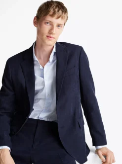 Garnitury I Kostiumy*Tommy Hilfiger Garnitur Lardini Z Niemnącej Tkaniny BLUE
