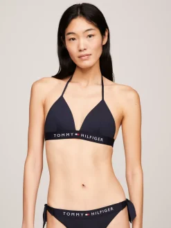 Stroje Kąpielowe*Tommy Hilfiger Góra Od Bikini TH Original Z Piankowymi Miseczkami DESERT SKY