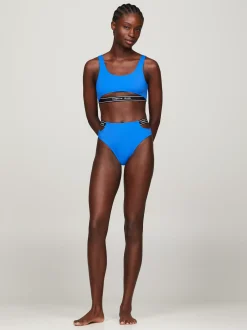 Stroje Kąpielowe*Tommy Hilfiger Góra Od Bikini Typu Bralette PERSIAN BLUE