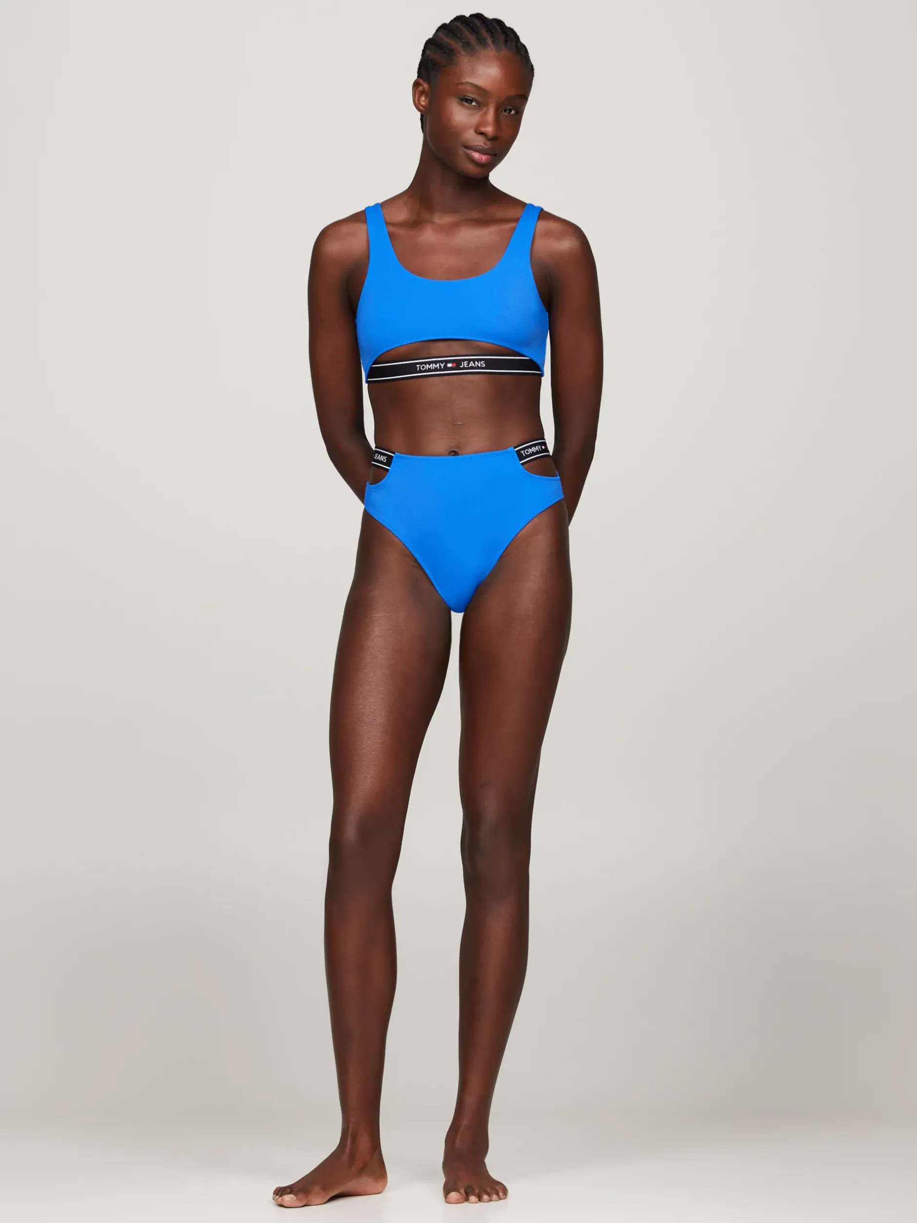 Stroje Kąpielowe*Tommy Hilfiger Góra Od Bikini Typu Bralette PERSIAN BLUE