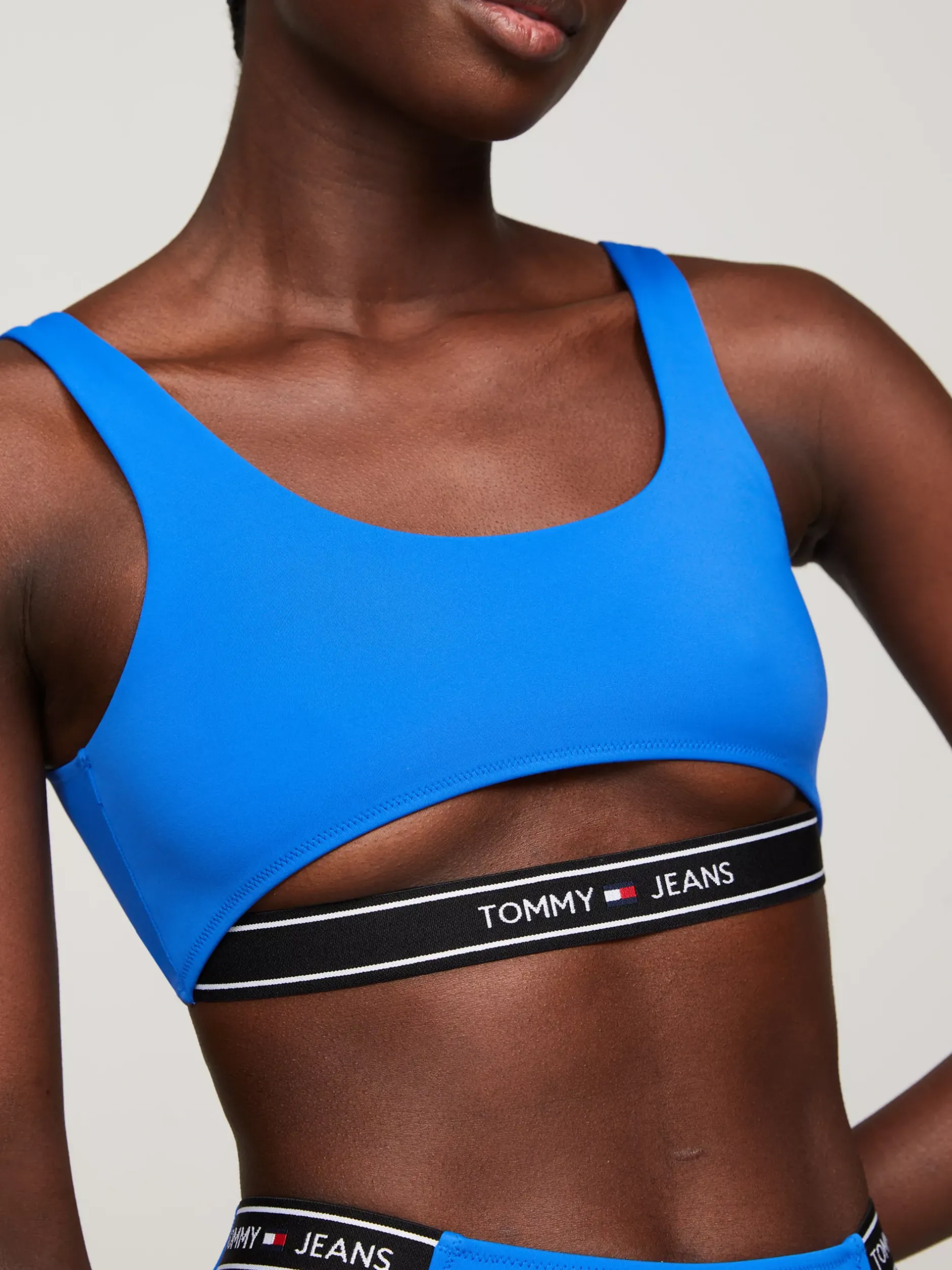 Stroje Kąpielowe*Tommy Hilfiger Góra Od Bikini Typu Bralette PERSIAN BLUE