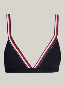 Stroje Kąpielowe*Tommy Hilfiger Góra Od Bikini Z Trójkątnymi Miseczkami DESERT SKY
