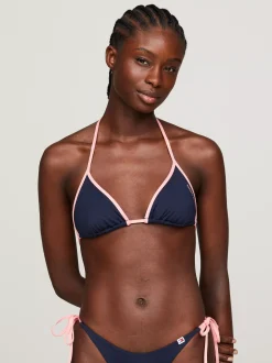 Stroje Kąpielowe*Tommy Hilfiger Góra Od Bikini Z Trójkątnymi Miseczkami DARK NIGHT NAVY