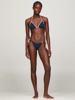 Stroje Kąpielowe*Tommy Hilfiger Góra Od Bikini Z Trójkątnymi Miseczkami DARK NIGHT NAVY