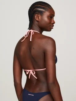 Stroje Kąpielowe*Tommy Hilfiger Góra Od Bikini Z Trójkątnymi Miseczkami DARK NIGHT NAVY
