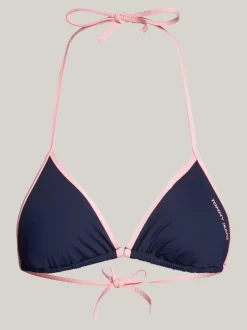Stroje Kąpielowe*Tommy Hilfiger Góra Od Bikini Z Trójkątnymi Miseczkami DARK NIGHT NAVY