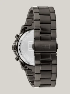 Zegarki*Tommy Hilfiger Grafitowy Zegarek Z Subtarczami Dual Time GREY