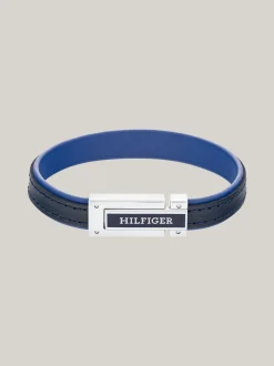 Biżuteria & Spinki Do Mankietów*Tommy Hilfiger Granatowa Bransoletka Ze Składanym Zapięciem BLUE