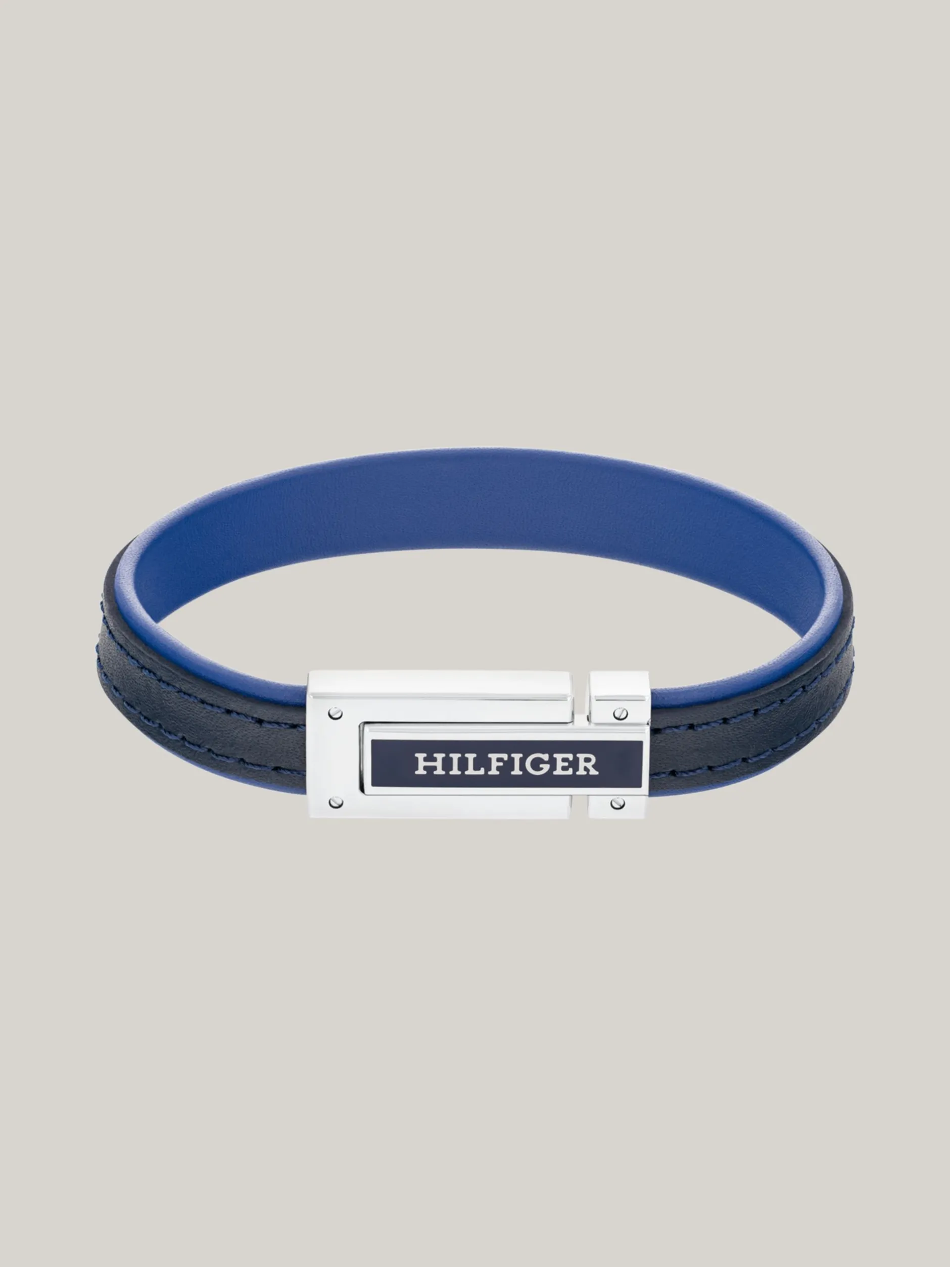 Biżuteria & Spinki Do Mankietów*Tommy Hilfiger Granatowa Bransoletka Ze Składanym Zapięciem BLUE