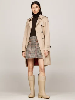 Botki*Tommy Hilfiger Gumowe Kalosze Na Podeszwie Z Protektorem BEIGE