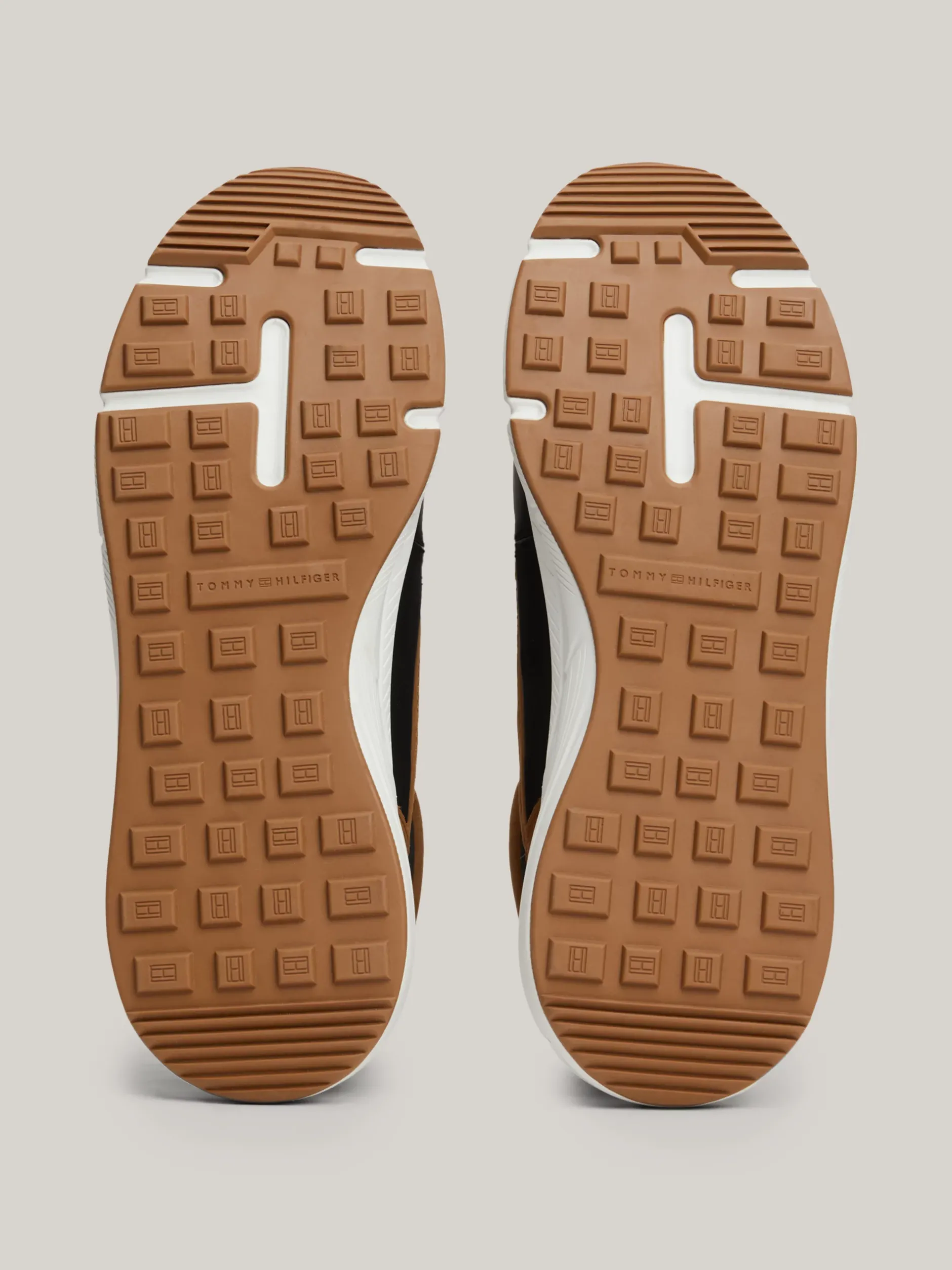 Sneakersy*Tommy Hilfiger Hybrydowe Botki Ze Skóry DESERT KHAKI