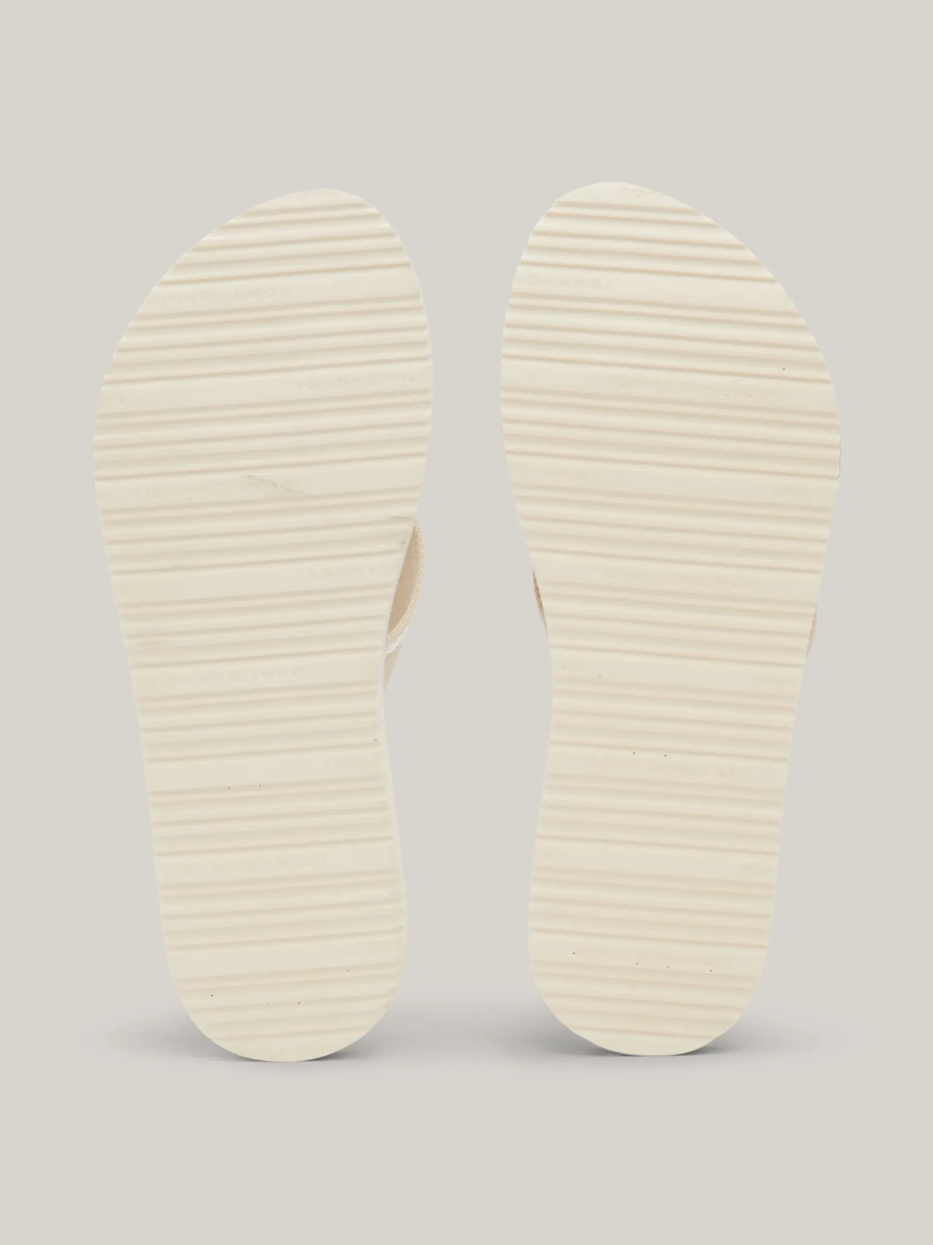Sandały*Tommy Hilfiger Japonki Z Graficznym Logo CLASSIC BEIGE