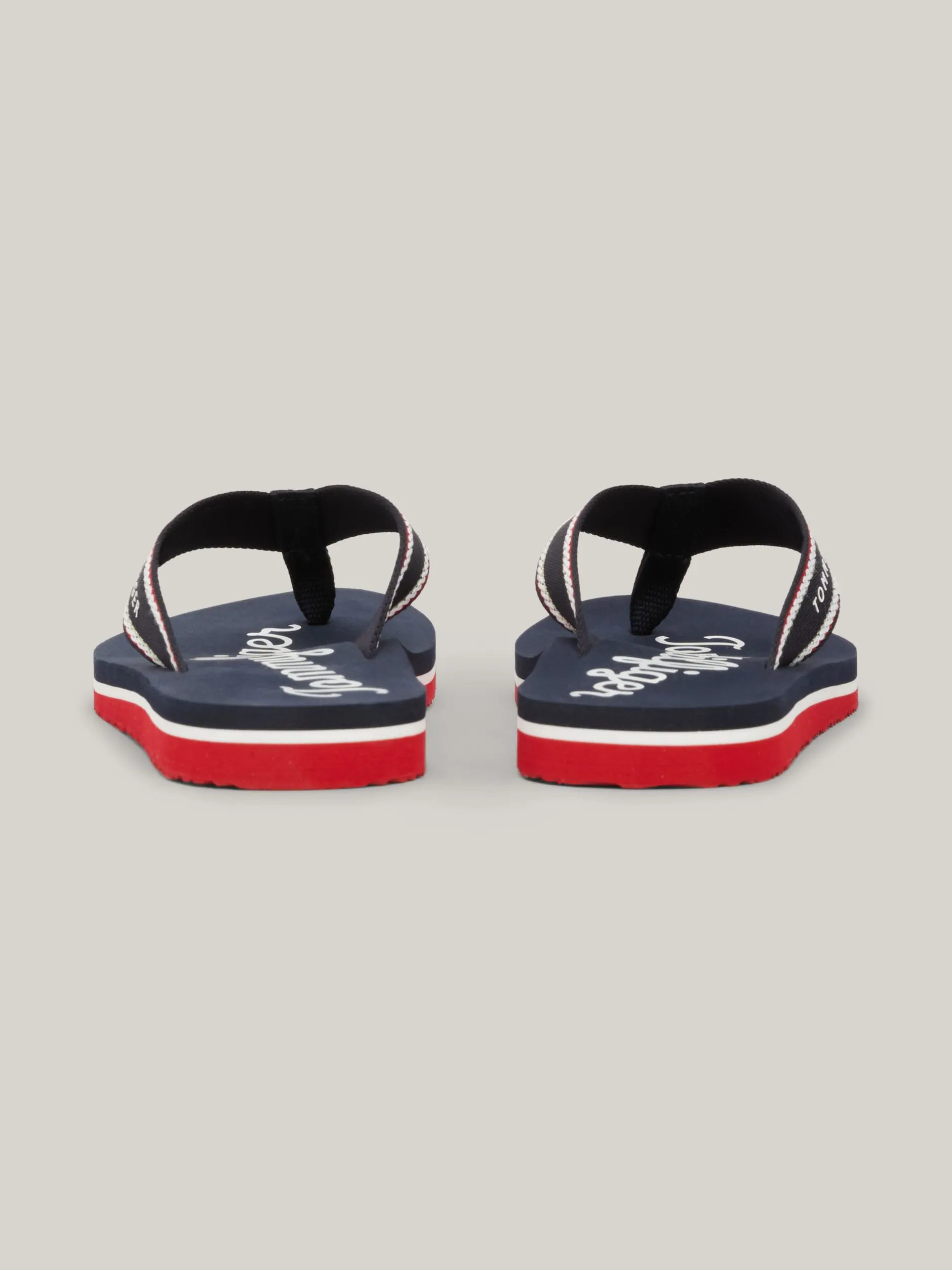 Sandały*Tommy Hilfiger Japonki Z Graficznym Logo SPACE BLUE