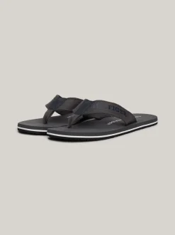 Sandały I Japonki*Tommy Hilfiger Japonki Z Logo DARK ASH