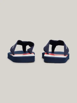 Obuwie I Akcesoria*Tommy Hilfiger Japonki Z Parcianymi Paskami BLUE