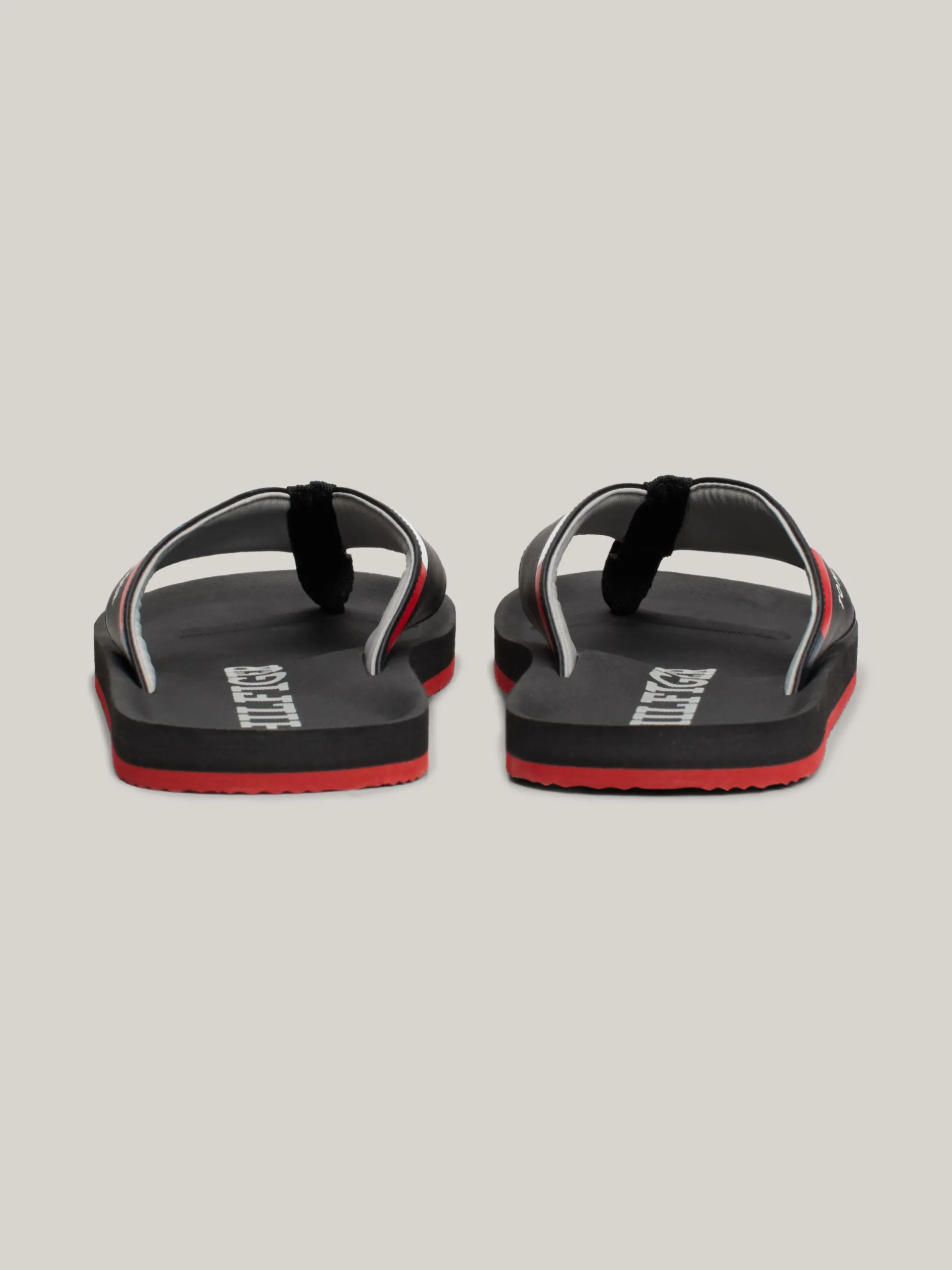 Sandały I Japonki*Tommy Hilfiger Japonki Z Paskiem Z Logo BLACK
