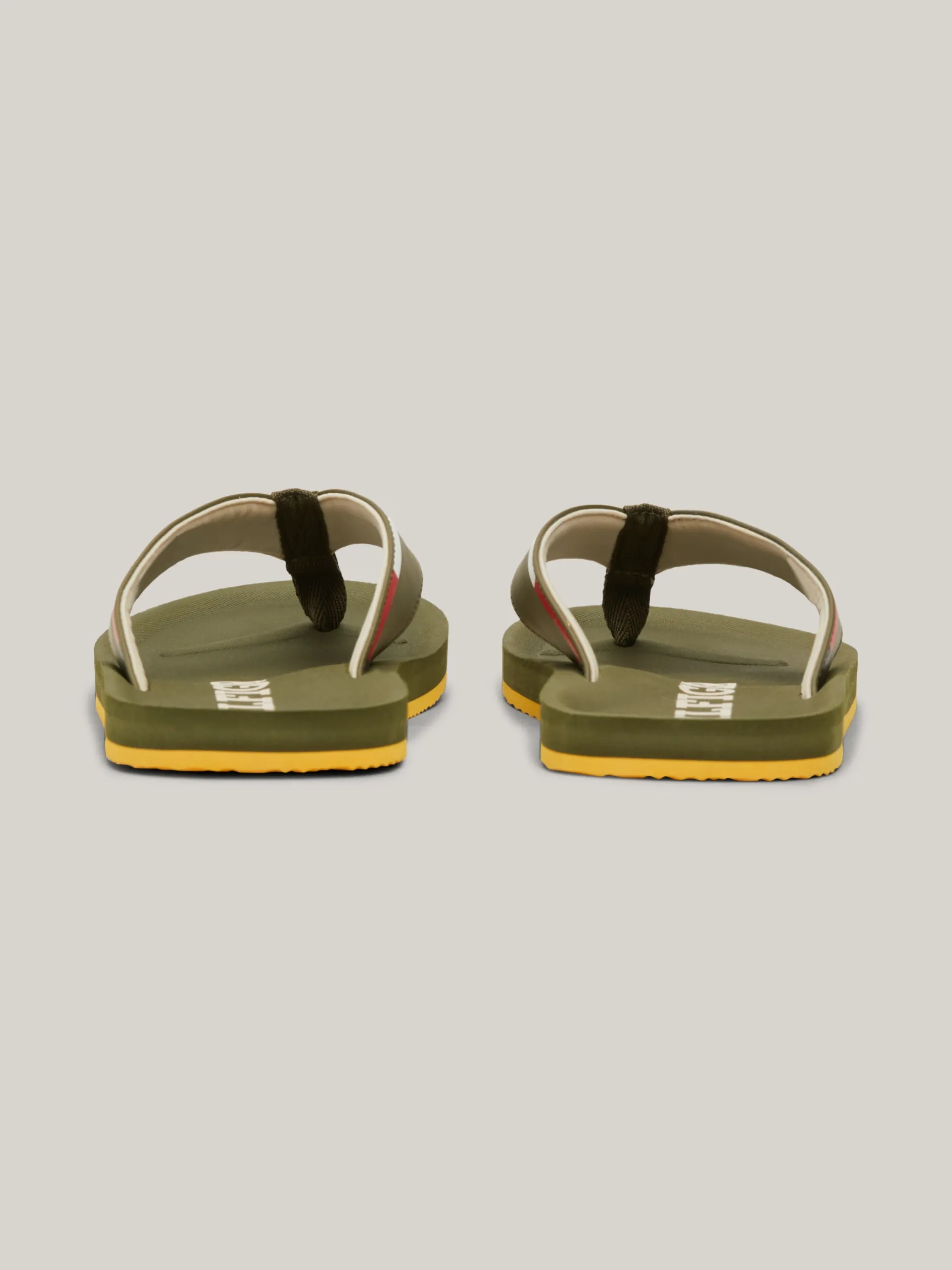 Sandały I Japonki*Tommy Hilfiger Japonki Z Paskiem Z Logo UTILITY OLIVE