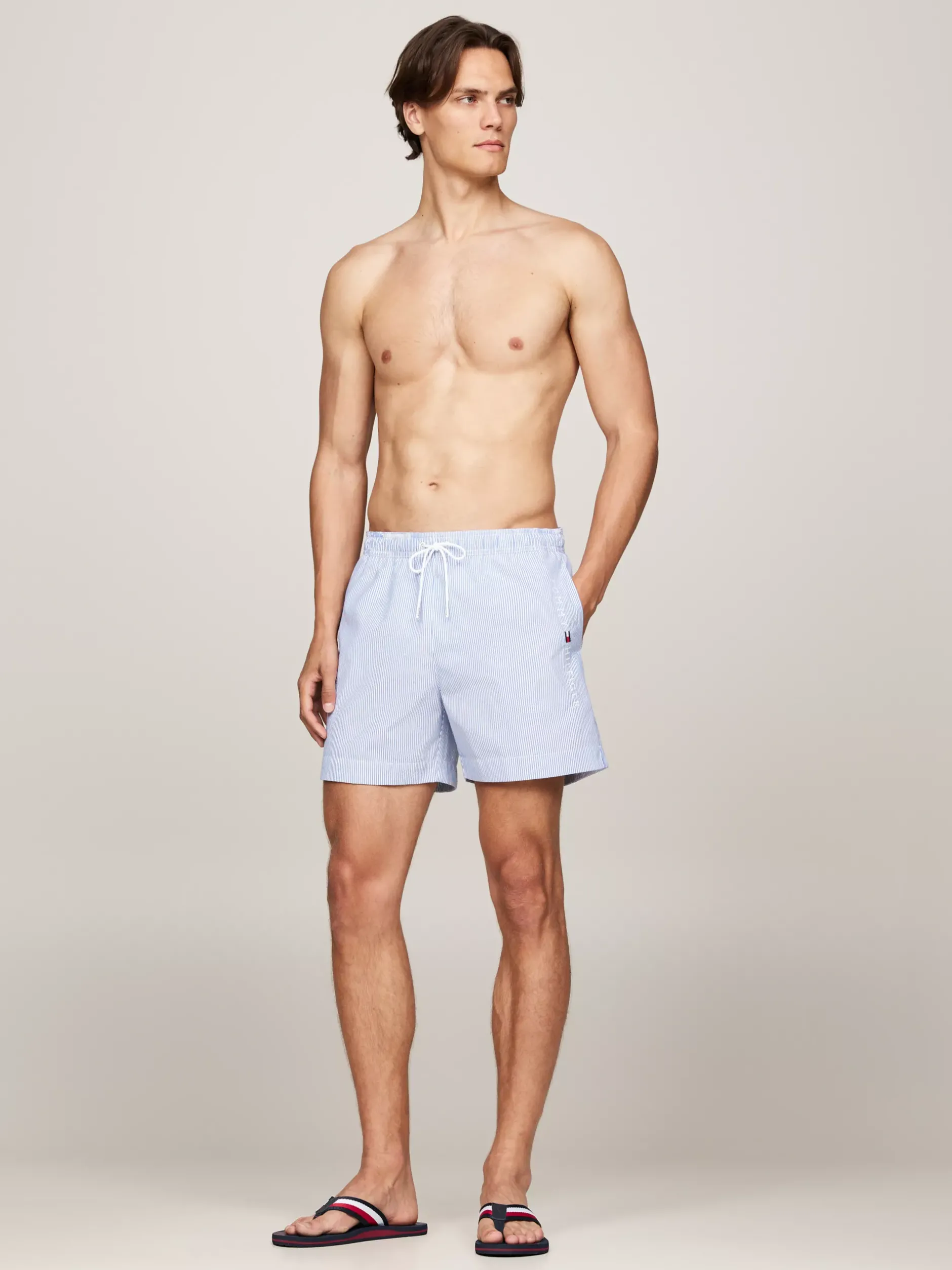 Sandały I Japonki*Tommy Hilfiger Japonki Z Sygnowaną Wstawką DESERT SKY