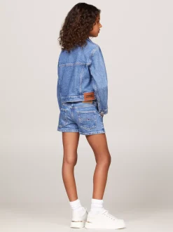 Kurtki I Płaszcze*Tommy Hilfiger Jeansowa Kurtka Trucker O Kroju Oversize MIDSALTPEPPER