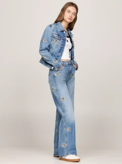 Kurtki & Płaszcze*Tommy Hilfiger Jeansowa Kurtka Typu Trucker O Wąskim Kroju DENIM MEDIUM
