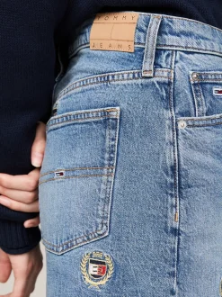 Spódnice*Tommy Hilfiger Jeansowa Spódnica Izzie Ze średnim Stanem DENIM MEDIUM
