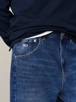 Jeansy*Tommy Hilfiger Jeansy Aiden O Obszernym Kroju DENIM DARK