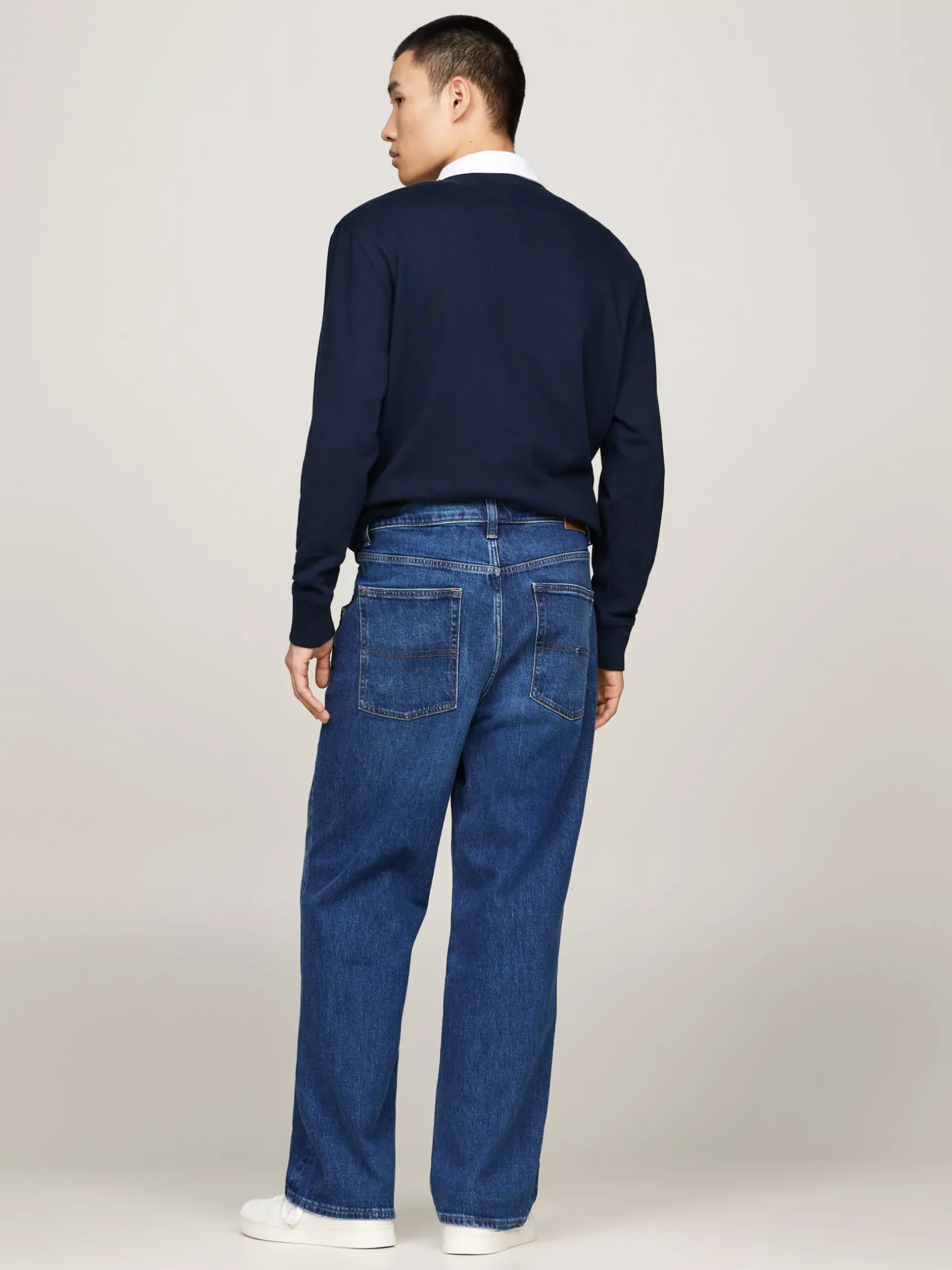 Jeansy*Tommy Hilfiger Jeansy Aiden O Obszernym Kroju DENIM DARK