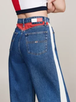 Jeansy*Tommy Hilfiger Jeansy Archive Claire Z Wysokim Stanem DENIM MEDIUM