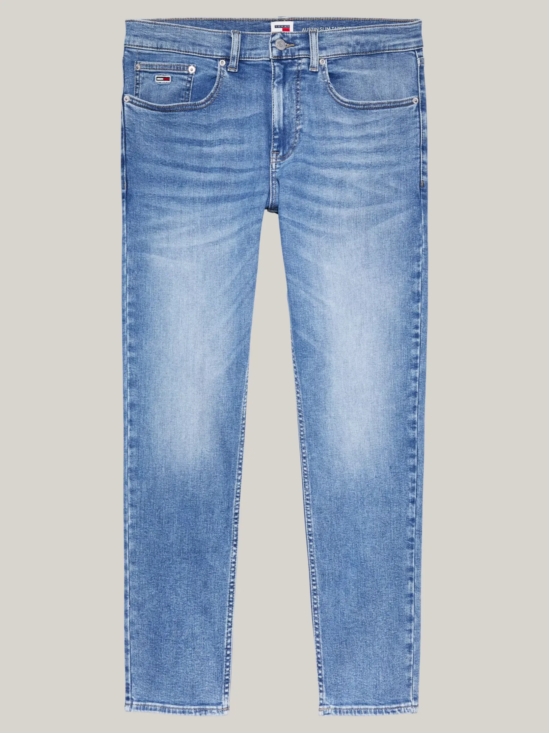 Jeansy*Tommy Hilfiger Jeansy Austin O Wąskim Kroju DENIM MEDIUM