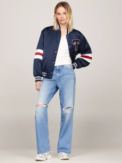 Jeansy*Tommy Hilfiger Jeansy Betsy O Luźnym Kroju Ze średnim Stanem DENIM LIGHT
