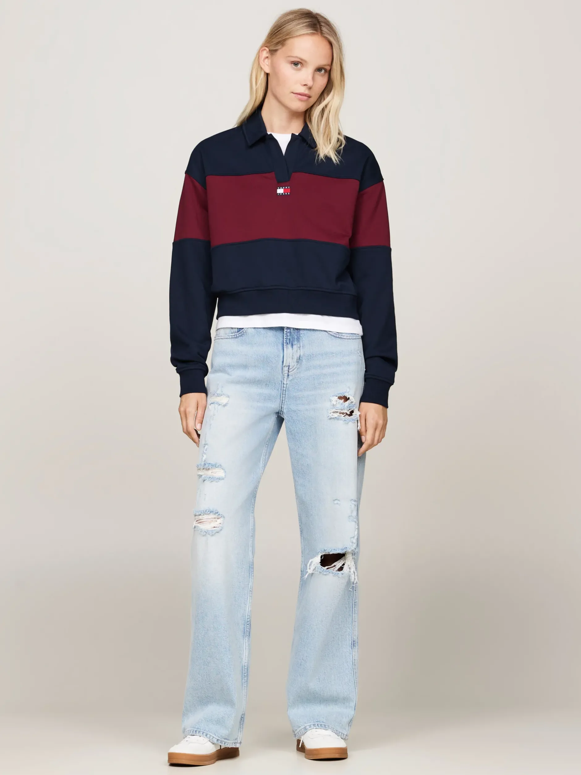 Jeansy*Tommy Hilfiger Jeansy Betsy Z Szerokimi Nogawkami DENIM LIGHT