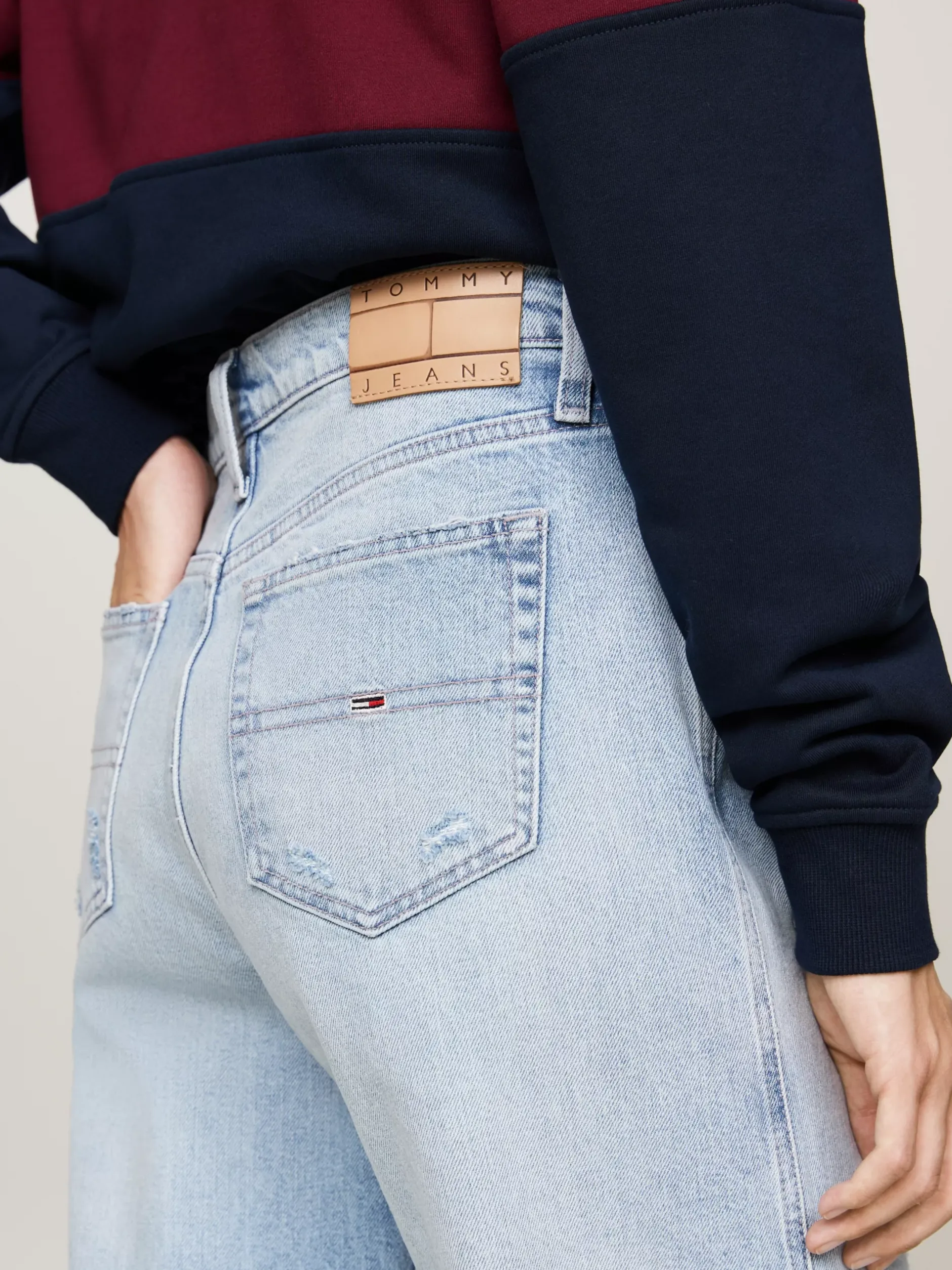 Jeansy*Tommy Hilfiger Jeansy Betsy Z Szerokimi Nogawkami DENIM LIGHT