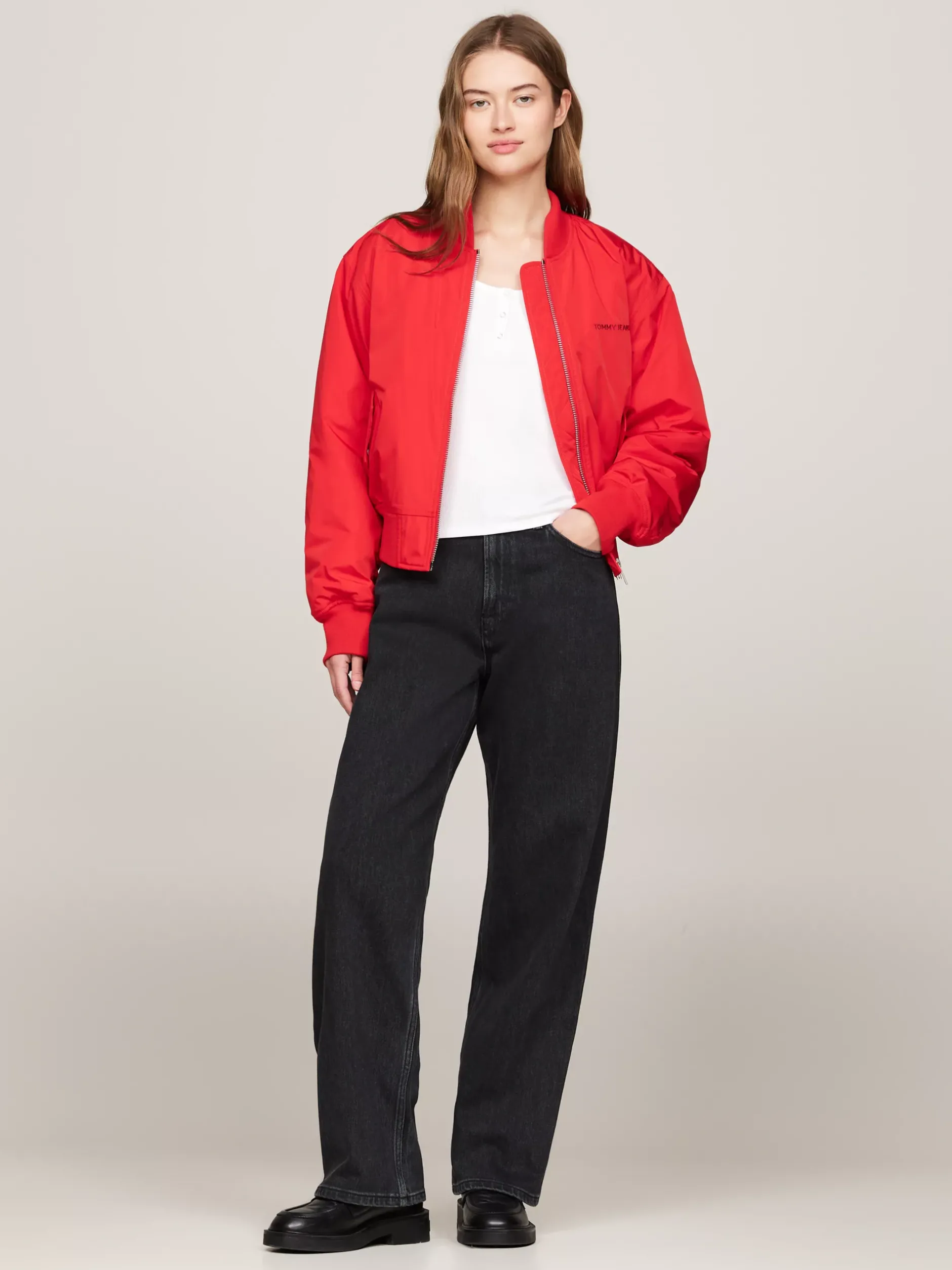Jeansy*Tommy Hilfiger Jeansy Betsy Ze średnim Stanem DENIM BLACK