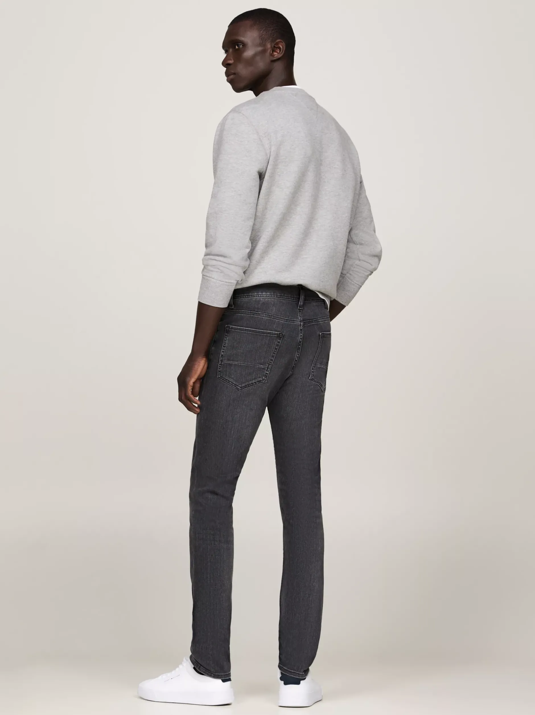 Jeansy*Tommy Hilfiger Jeansy Bleecker Z Efektem Wyblaknięcia STONE GREY