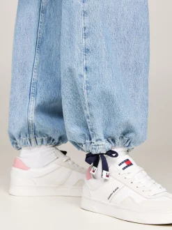 Jeansy*Tommy Hilfiger Jeansy Claire Z Szerokimi Nogawkami W Stylu Varsity DENIM LIGHT
