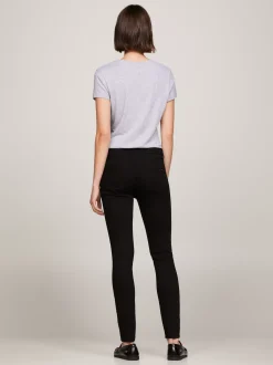 Jeansy*Tommy Hilfiger Jeansy Como Heritage O Obcisłym Kroju MASTERS BLACK