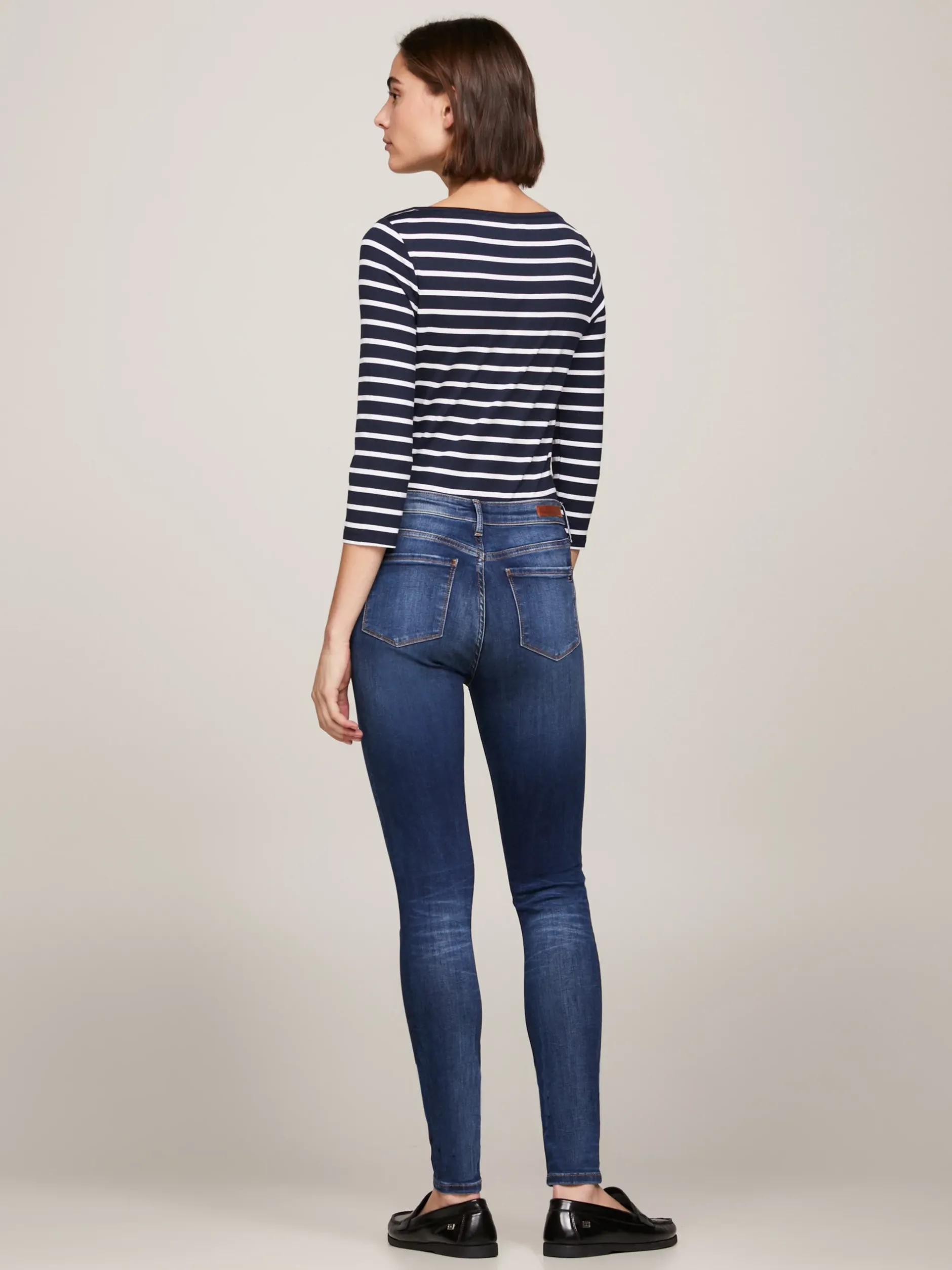 Jeansy*Tommy Hilfiger Jeansy Como O Obcisłym Kroju Z Efektem Sprania DOREEN