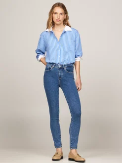 Jeansy*Tommy Hilfiger Jeansy Como O Obcisłym Kroju Ze średnim Stanem ZEF