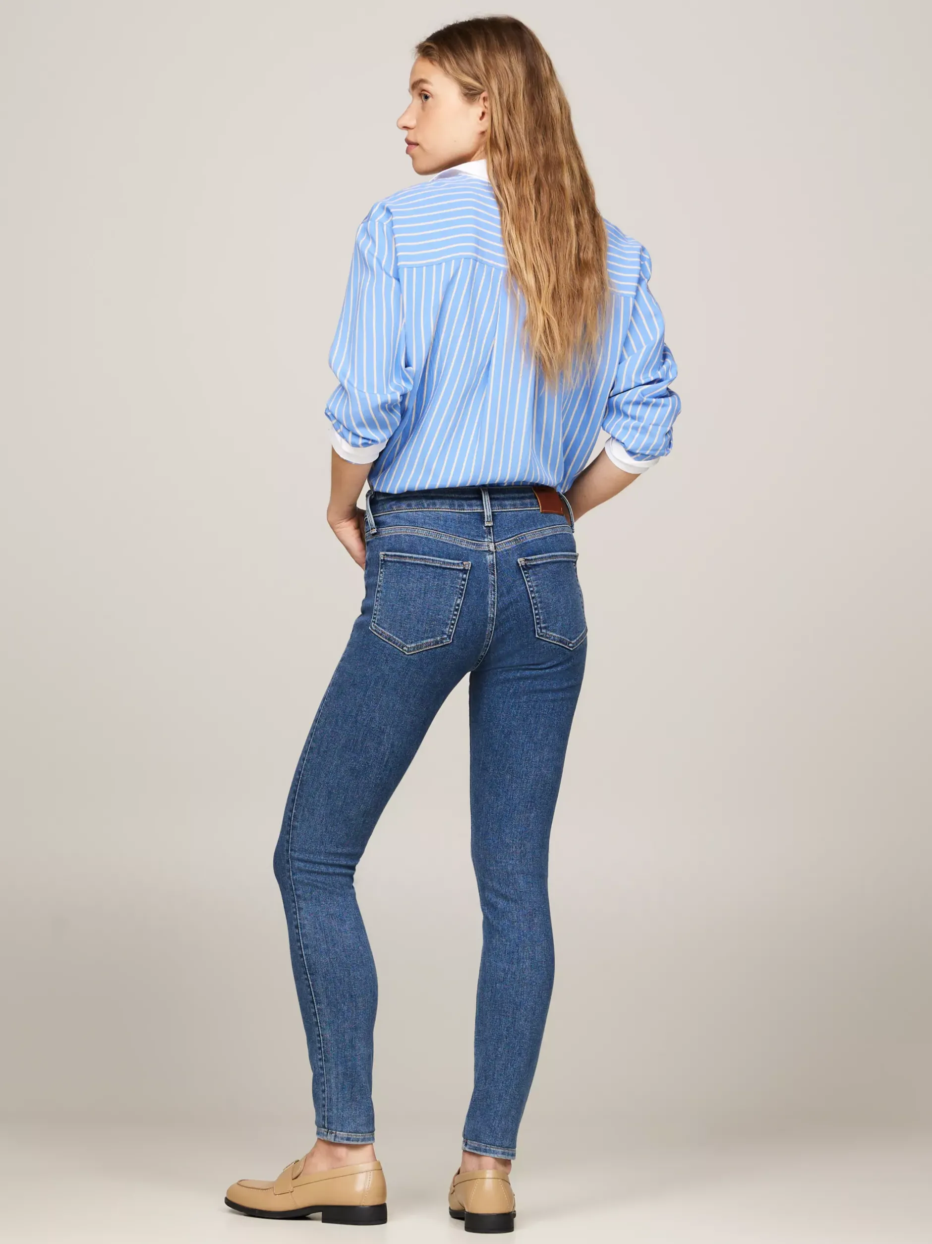 Jeansy*Tommy Hilfiger Jeansy Como O Obcisłym Kroju Ze średnim Stanem ZEF