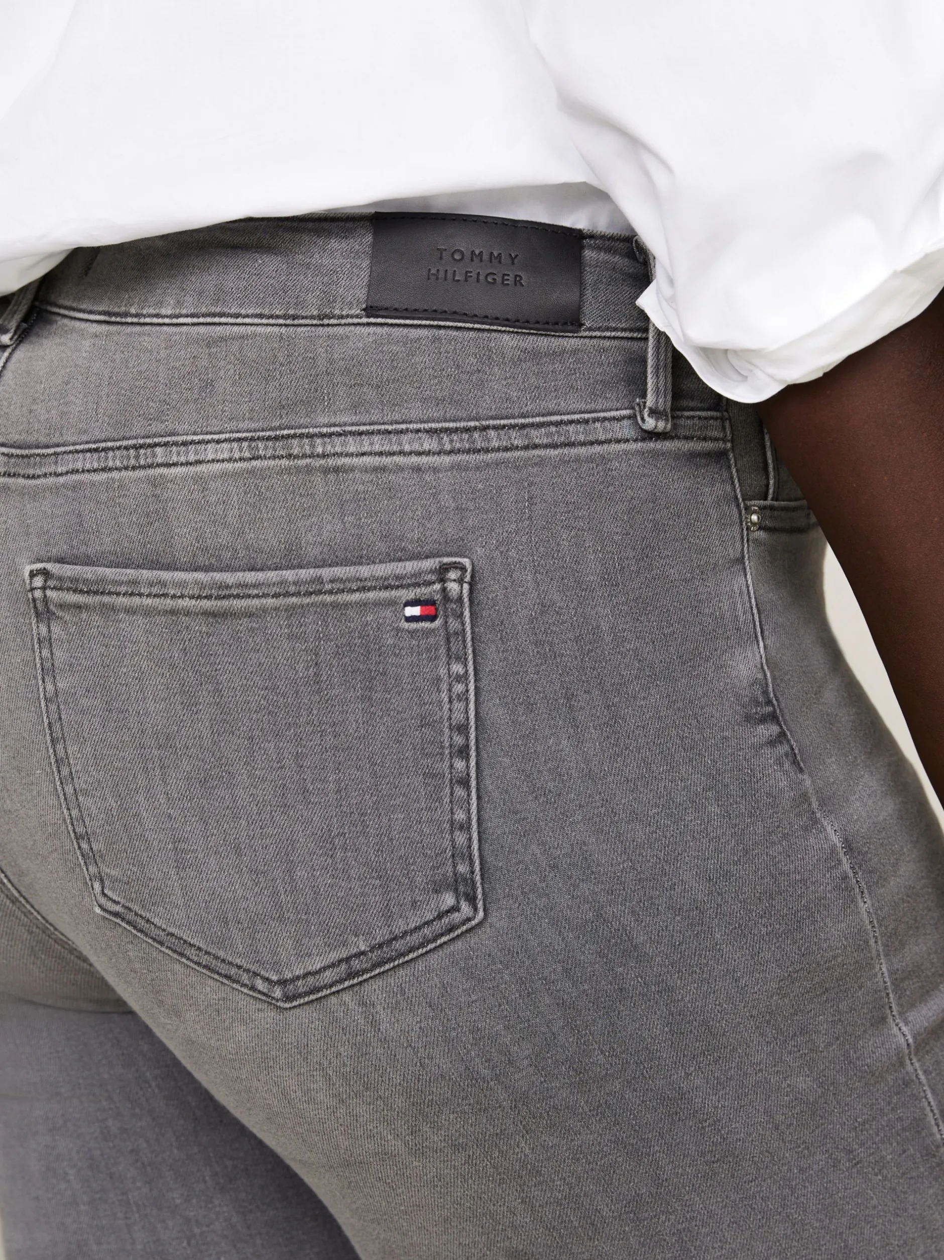 Jeansy*Tommy Hilfiger Jeansy Curve O Bardzo Obcisłym Kroju GER