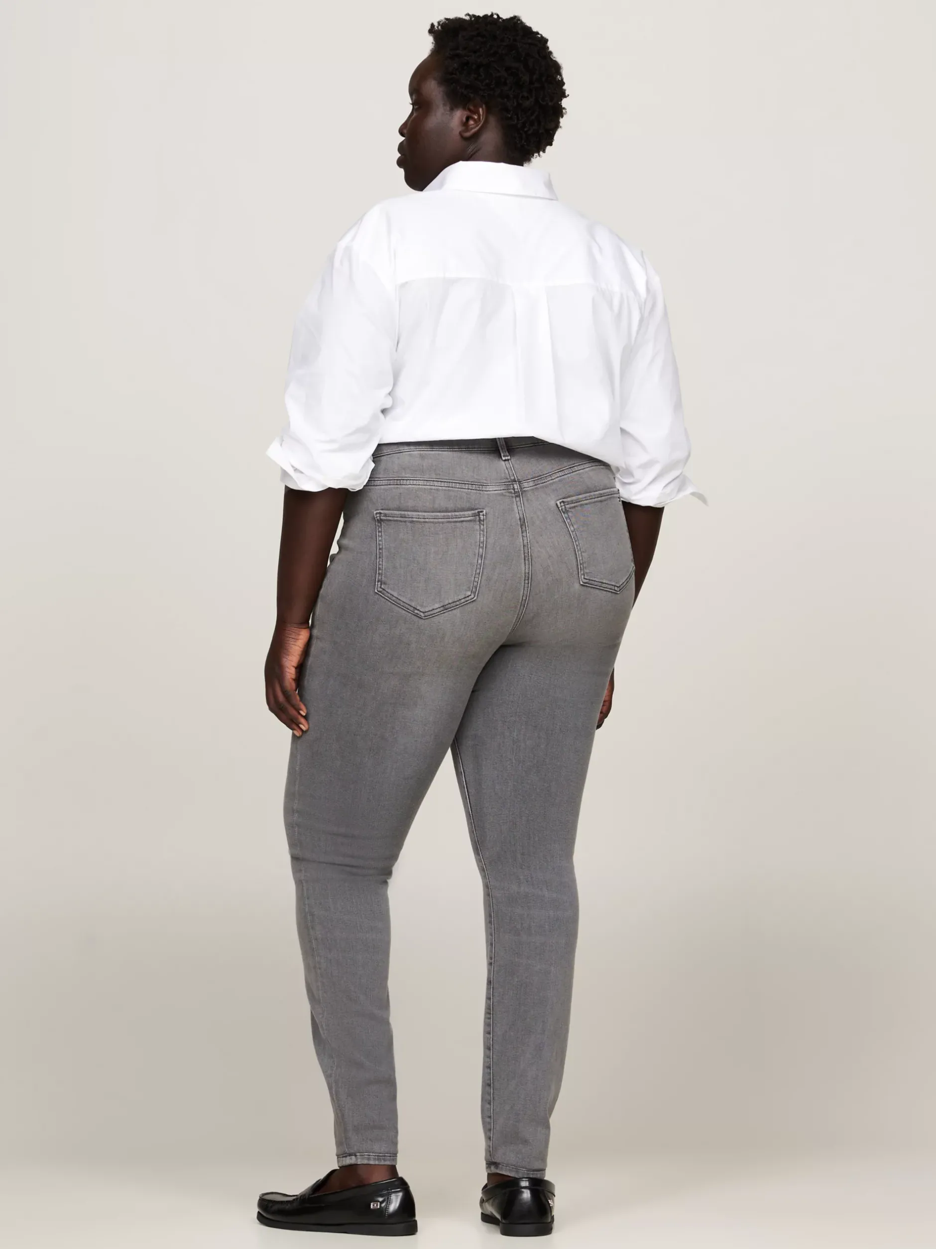Jeansy*Tommy Hilfiger Jeansy Curve O Bardzo Obcisłym Kroju GER