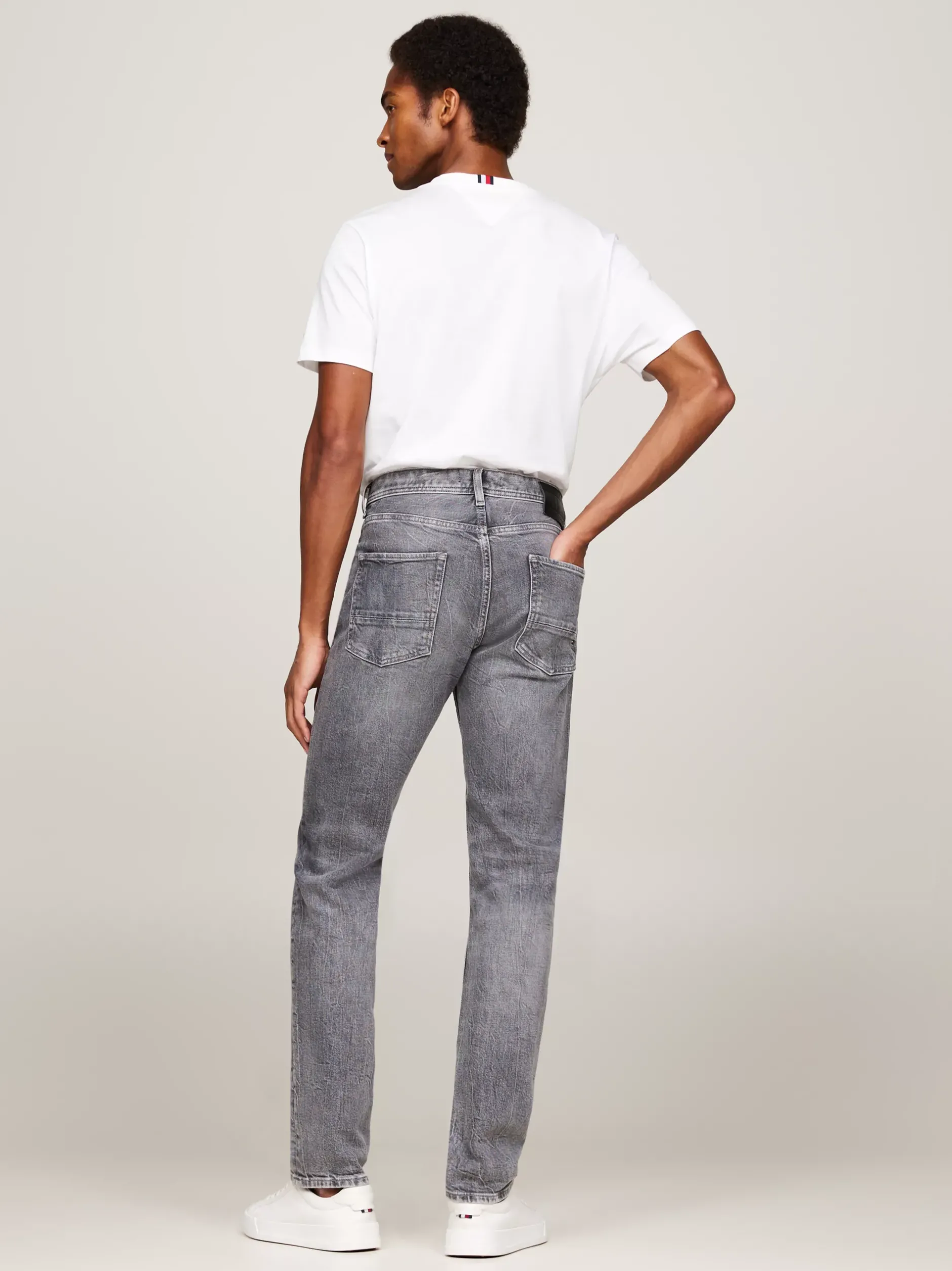 Jeansy*Tommy Hilfiger Jeansy Denton O Prostym Kroju CARVER GREY