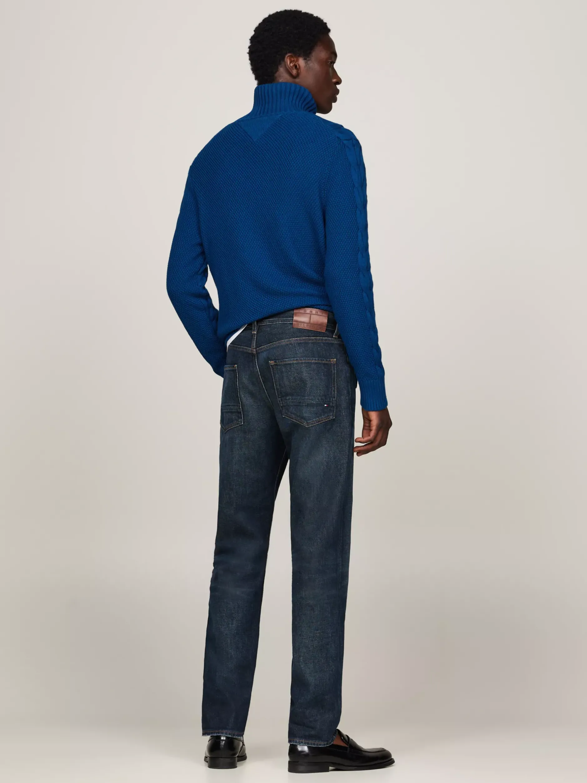 Jeansy*Tommy Hilfiger Jeansy Denton Z Efektem Wyblaknięcia CREST INDIGO