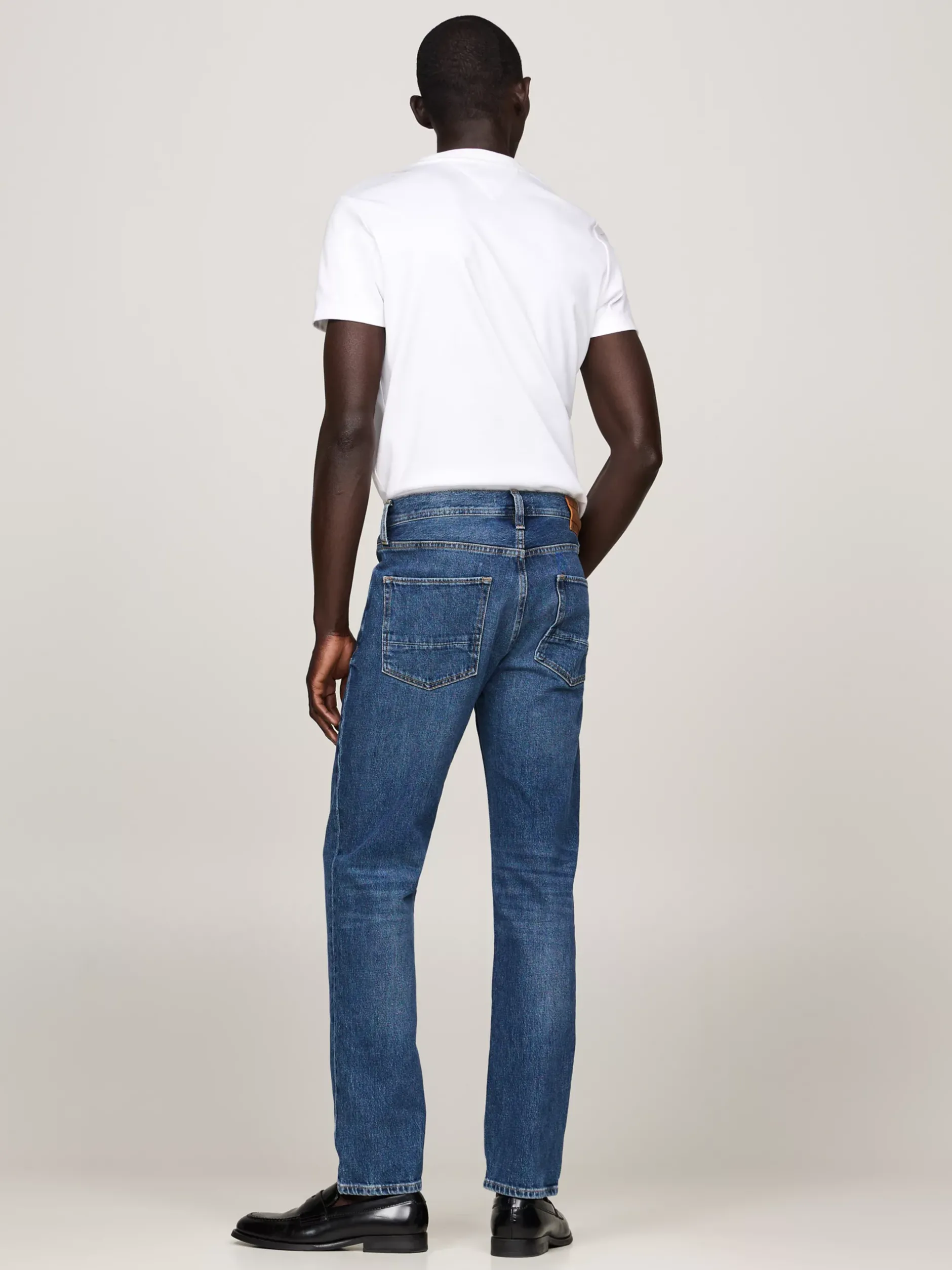 Jeansy*Tommy Hilfiger Jeansy Denton Z Efektem Wyblaknięcia HIKER INDIGO