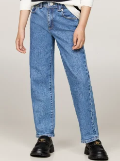 Jeansy*Tommy Hilfiger Jeansy Essential O Kroju Girlfriend MIDSALTPEPPER