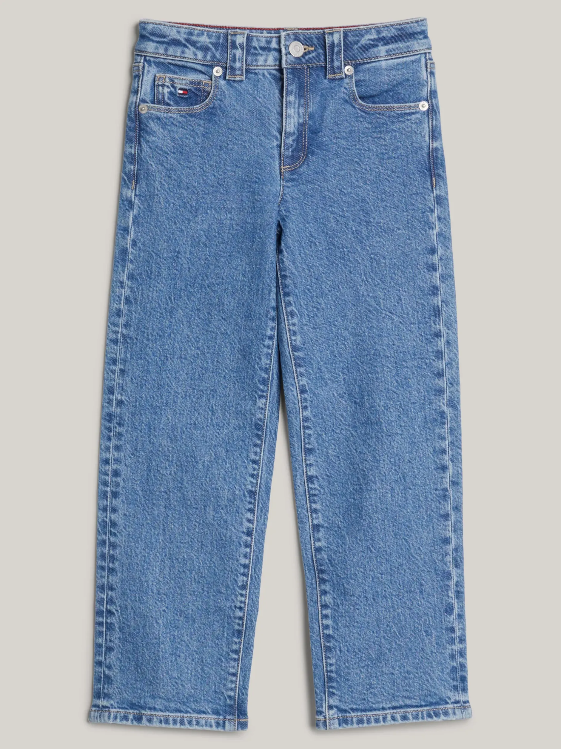 Jeansy*Tommy Hilfiger Jeansy Essential O Kroju Girlfriend MIDSALTPEPPER